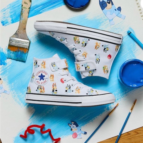 Converse Other - Converse Bluey Chuck Taylor All star easy-on High top Sneaker-little kids sz11